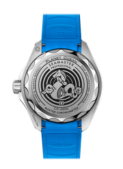Omega Planet Ocean 6000M Co Axial Master Chronometer 45.5mm Blue Dial Black Rubber Strap Watch for Men - 21532462103001