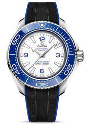 Omega Planet Ocean 6000M Co Axial Master Chronometer 45.5mm White Dial Black Rubber Strap Watch for Men - 21532462104001