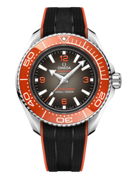 Omega Seamaster Planet Ocean 6000M Co Axial Master Chronograph Black Dial Black Rubber Strap Watch for Men - 21532462106001