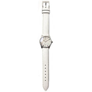 Gucci G-Timeless Mother of Pearl White Dial White Leather Strap Watch For Women - YA126597