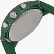 Lacoste 12.12 Chronograph Green Dial Green Silicone Strap Watch for Men - 2010973