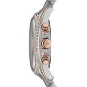Michael Kors Blair Chronograph Silver Dial Silver Steel Strap Watch for Women - MK5459