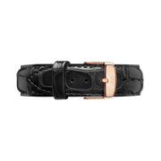 Daniel Wellington Classic Reading Black Dial Black Leather Strap Watch For Men - DW00100129