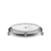 Daniel Wellington Classic Petite Cornwall White Dial Black NATO Strap Watch For Women - DW00100254