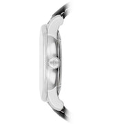 Mido Baroncelli III Automatic Silver Dial Black Leather Strap Watch For Women - M7600.4.21.4