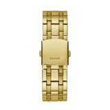 Guess Surge Chronograph Black Dial Gold Steel Strap Watch for Men - W1258G2