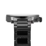 Hugo Boss Peak Chronograph Black Dial Black Steel Strap Watch for Men - 1513814