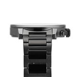 Hugo Boss Peak Chronograph Black Dial Black Steel Strap Watch for Men - 1513814