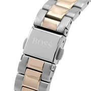 Hugo Boss Hera White Dial Two Tone Steel Strap Watch for Women - 1502564