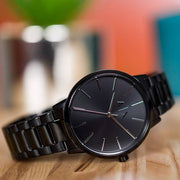 Armani Exchange Cayde Analog Black Dial Black Steel Strap Watch For Men - AX2701