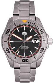 Tag Heuer Aquaracer Bamford Automatic Black Dial Grey Steel Strap Watch for Men - WAY208F.BF0638