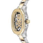 Philipp Plein High-Conic Automatic Gold Dial Two Tone Steel Strap Watch For Men - PWRAA0323
