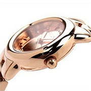 Marc Jacobs Marci Rose Gold Dial Rose Gold Steel Strap Watch for Women - MBM3175