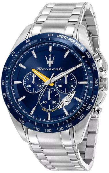 Maserati Traguardo Chronograph Modena Edition Blue Dial Silver