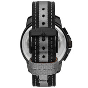 Maserati Royale 44mm Black Dial Stainless Steel Fiber Strap Watch For Men - R8871637002