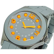 Marc Jacobs Pelly Grey Dial Grey Silicone Strap Watch for Women - MBM2589