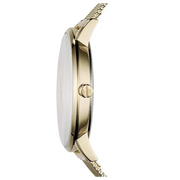 Armani Exchange Lola Analog Gold Dial Gold Mesh Strap Watch For Women - AX5536