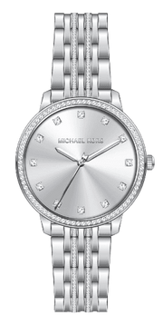 Michael Kors Melissa Quartz Silver Dial Silver Steel Strap Watch for Women - MK4367