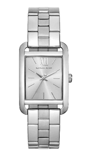 Michael Kors Monroe Three Hand Silver Dial Silver Steel Strap Watch for Women - MKO1033