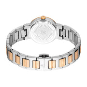 Just Cavalli Glam Silver Dial Two Tone Steel Strap Watch for Women - RC5L098M0075