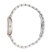 Just Cavalli Chiarezza Snake Core Silver Dial Two Tone Steel Strap Watch for Women - RC5L078M0075