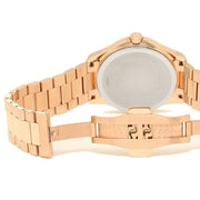 Gucci G Timeless Quartz Gold Dial Gold Steel Strap Watch For Women - YA126482