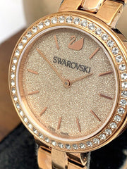 Swarovski Daytime Analog Gold Dial Gold Steel Strap Watch for Women - 5182231