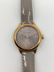 Burberry The Classic Quartz Grey Dial Grey Leather Strap Watch For Women - BU10119
