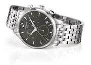 Tissot T Classic Tradition Chronograph Black Dial Silver Steel Strap Watch For Men - T063.617.11.057.00
