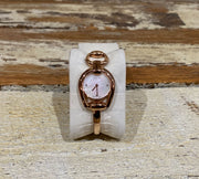 Gucci Horsebit Collection Diamonds Mother of Pearl Dial Rose Gold Steel Strap Watch For Women - YA139508
