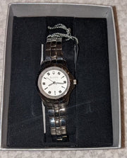 Bulova Classic Diamonds Silver Dial Silver Steel Strap Watch for Women - 96P121