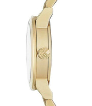 Burberry The City Gold Dial Gold Steel Strap Watch for Women - BU9234