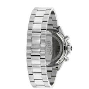 Hugo Boss Ikon Chronograph Black Dial Silver Steel Strap Watch for Men - 1512965