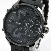 Diesel Mr Daddy 2.0 Chronograph Black Dial Black Steel Strap Watch For Men - DZ7396