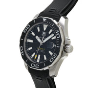 Tag Heuer Aquaracer Calibre 5 Automatic Black Dial Black Rubber Strap Watch for Men -  WAY211A.FT6151