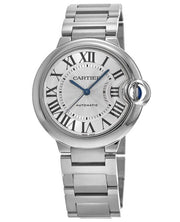 Cartier Ballon Bleu De Cartier Silver Dial Silver Steel Strap Watch for Women - WSBB0048