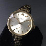 Marc Jacobs Sally Champagne Gold Dial Gold Steel Strap Watch for Women - MBM3363