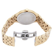 Movado Veturi Quartz Black Dial Gold Steel Strap Watch for Men - 0606934