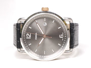 Fossil Commuter Grey Dial Brown Leather Strap Watch for Men - FS5417