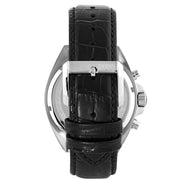 Hugo Boss Driver Chronograph Black Dial Black Leather Strap Watch for Men - 1512879