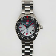 Tag Heuer Formula 1 Quartz Anthracite Dial Silver Steel Strap Watch for Men - WAZ1018.BA0842