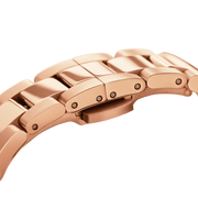 Daniel Wellington Iconic Donna Pink Dial Rose Gold Steel Strap Watch For Women - DW00100331