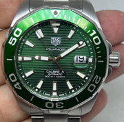 Tag Heuer Aquaracer Green Dial Watch for Men - WAY201S.BA0927