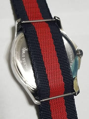 Gucci Le Marche Des Merveilles Blue Red Dial Blue Red Nylon Strap Unisex Watch - YA126493
