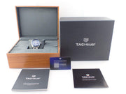 Tag Heuer Autavia Cosc GMT Automatic Blue Dial Silver Steel Strap Watch for Men - WBE511A.BA0650