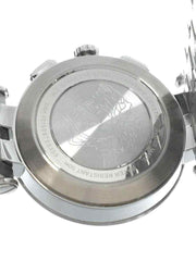 Versace V-Race Sport Black Dial Silver Steel Strap Watch for Men - VAH010016