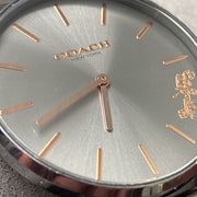 Coach Perry Grey Dial Grey Mesh Bracelet Watch for Women - 14503127