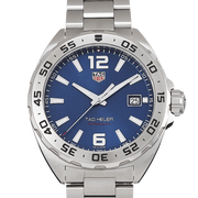 Tag Heuer Formula 1 Blue Dial Silver Steel Strap Watch for Men - WAZ1118.BA0875