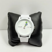 Lacoste Jeremyville White Dial White Silicone Strap Watch for Men - 2011072