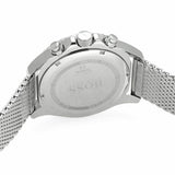 Hugo Boss Ocean Edition Chronograph Black Dial Silver Mesh Strap Watch for Men - 1513742